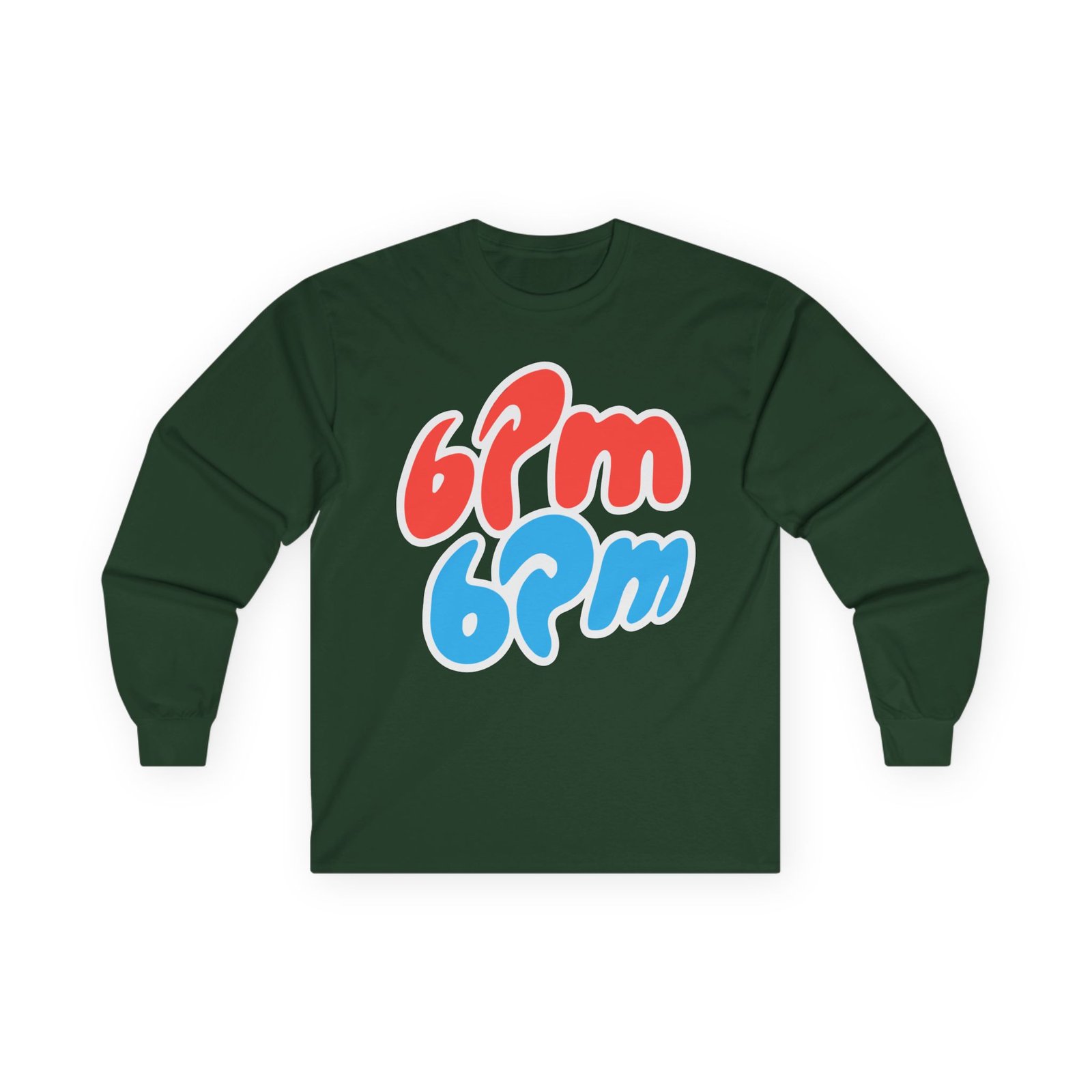 6pm Records Ice Cream Unisex Ultra Cotton Long Sleeve Tee