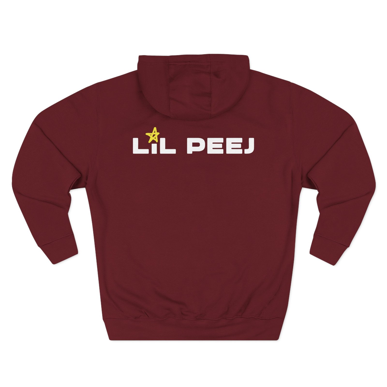 Lil Peej Cartoon Three-Panel Fleece Hoodie