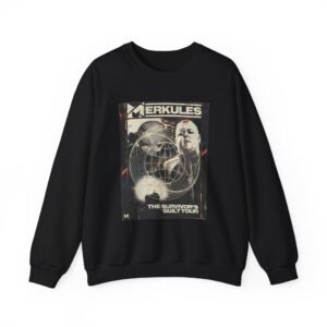 Merkules Survivor's Guilt Globe Unisex Heavy Blend™ Crewneck Sweatshirt