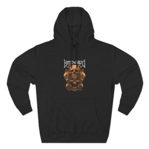 Lamb of God Rooted Skull Three-Panel Fleece Hoodie