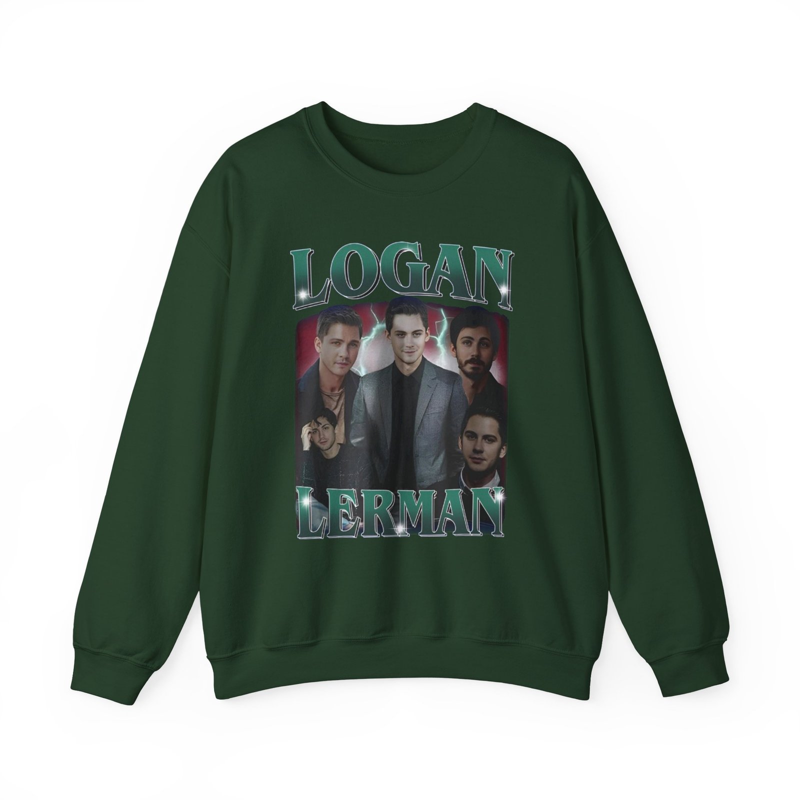 Logan Lerman Unisex Heavy Blend™ Crewneck Sweatshirt