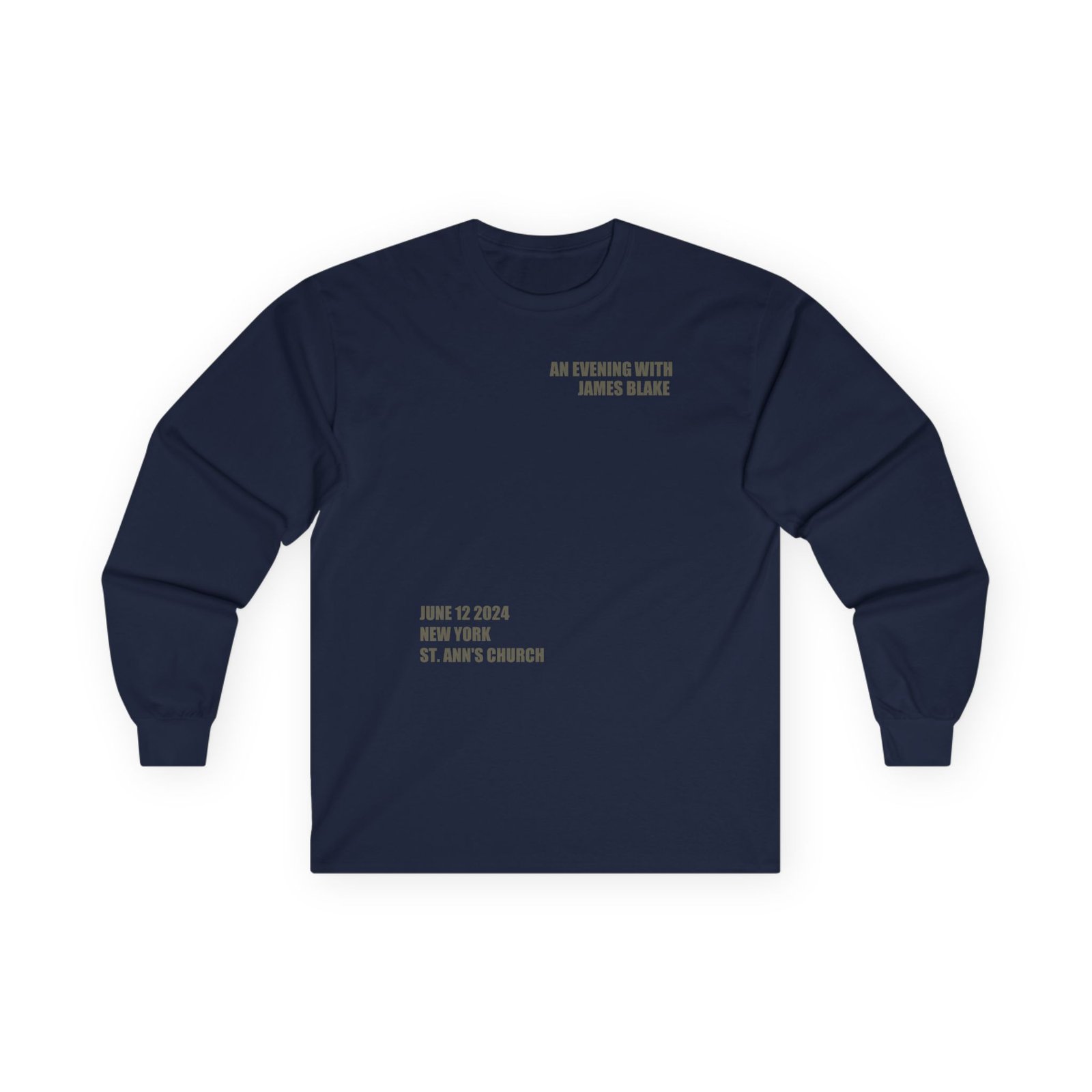 James Blake St. Ann's Church Event Unisex Ultra Cotton Long Sleeve Tee