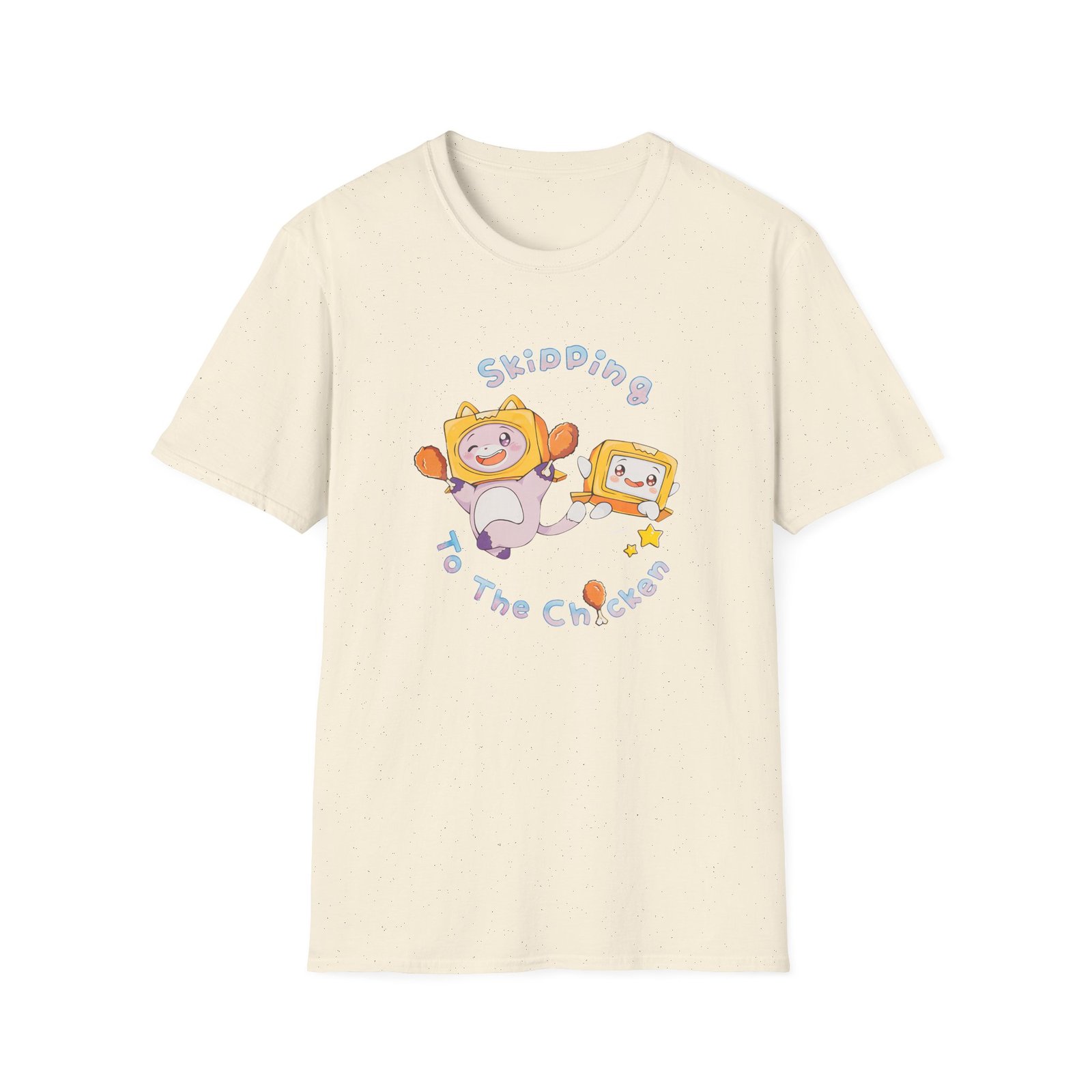 Lankybox Skipping to the Chicken Unisex Softstyle T-Shirt