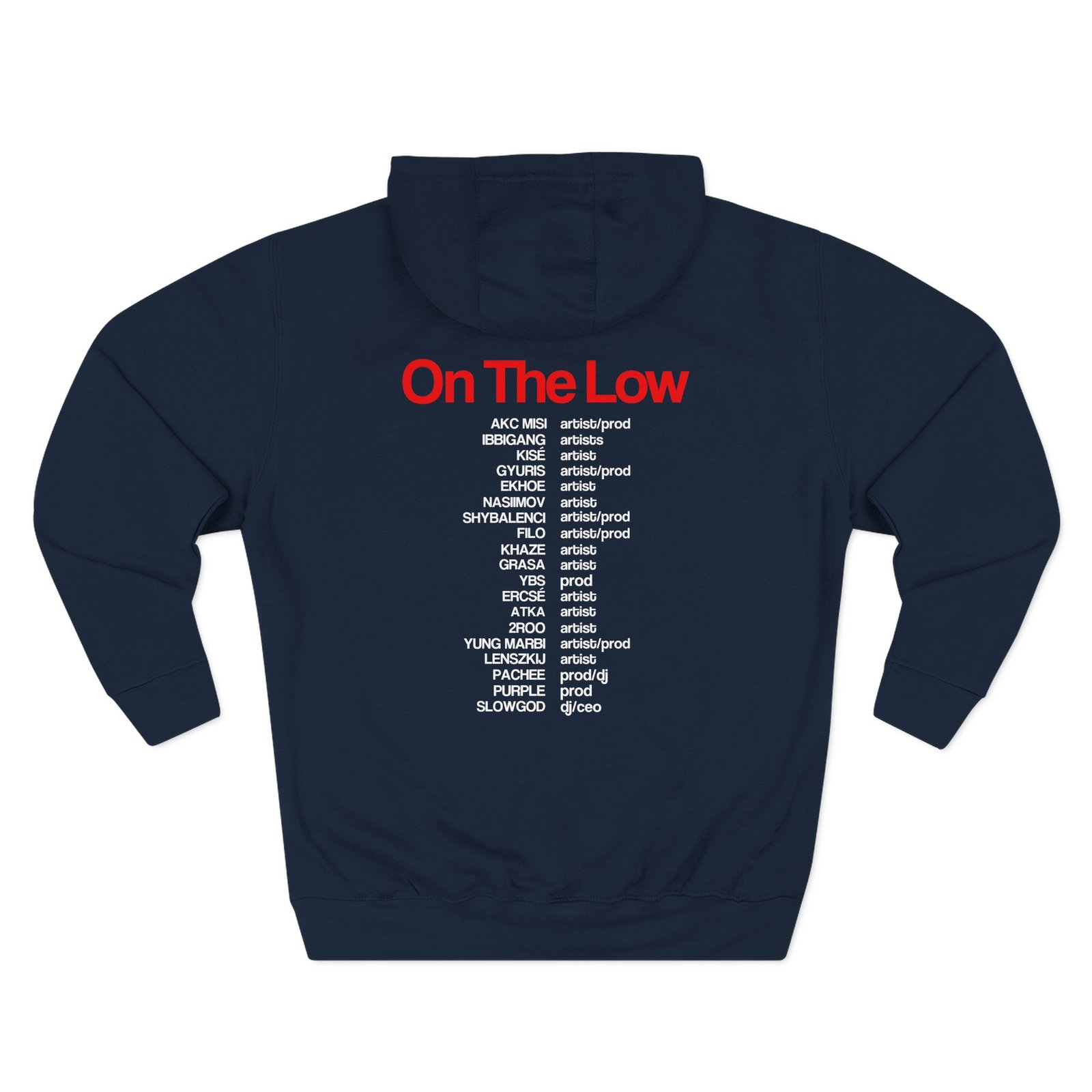 Otl on the Low Three-panel Fleece Hoodie