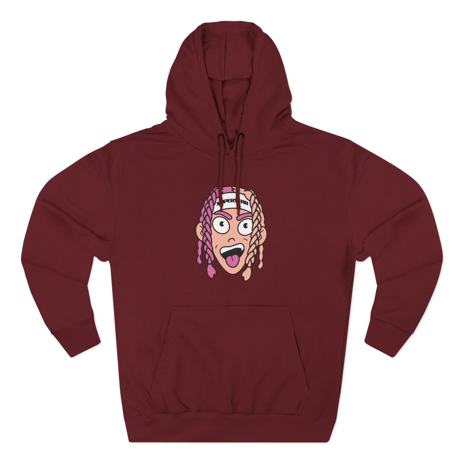 Lil Peej Cartoon Three-Panel Fleece Hoodie