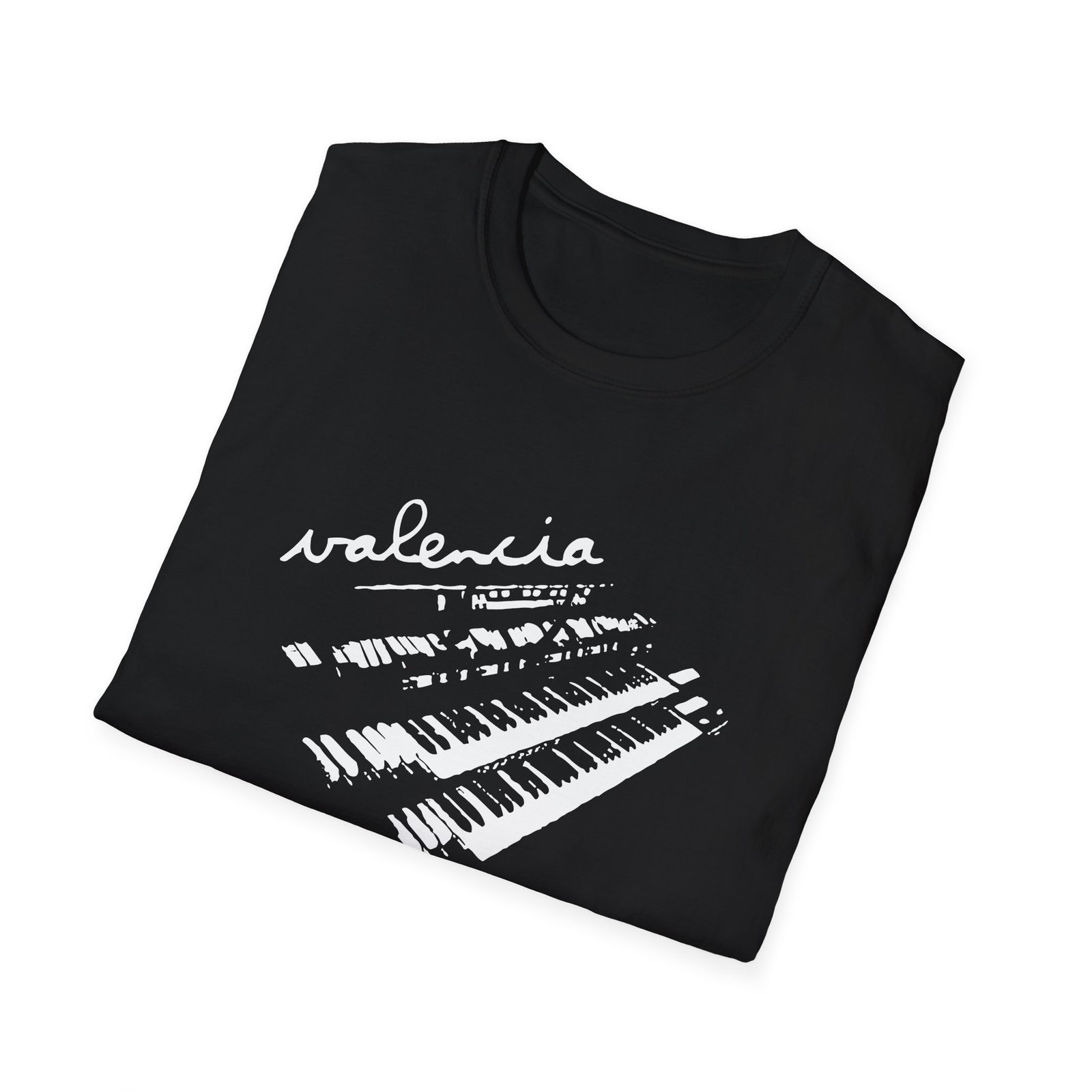 Valencia Piano Unisex Softstyle T-shirt