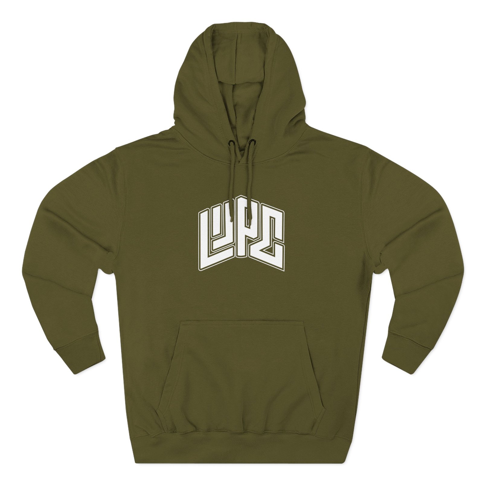 Lijpe Logo Three-Panel Fleece Hoodie