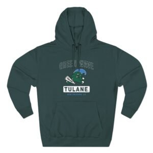 Tulane Campus Icon Three-Panel Fleece Hoodie