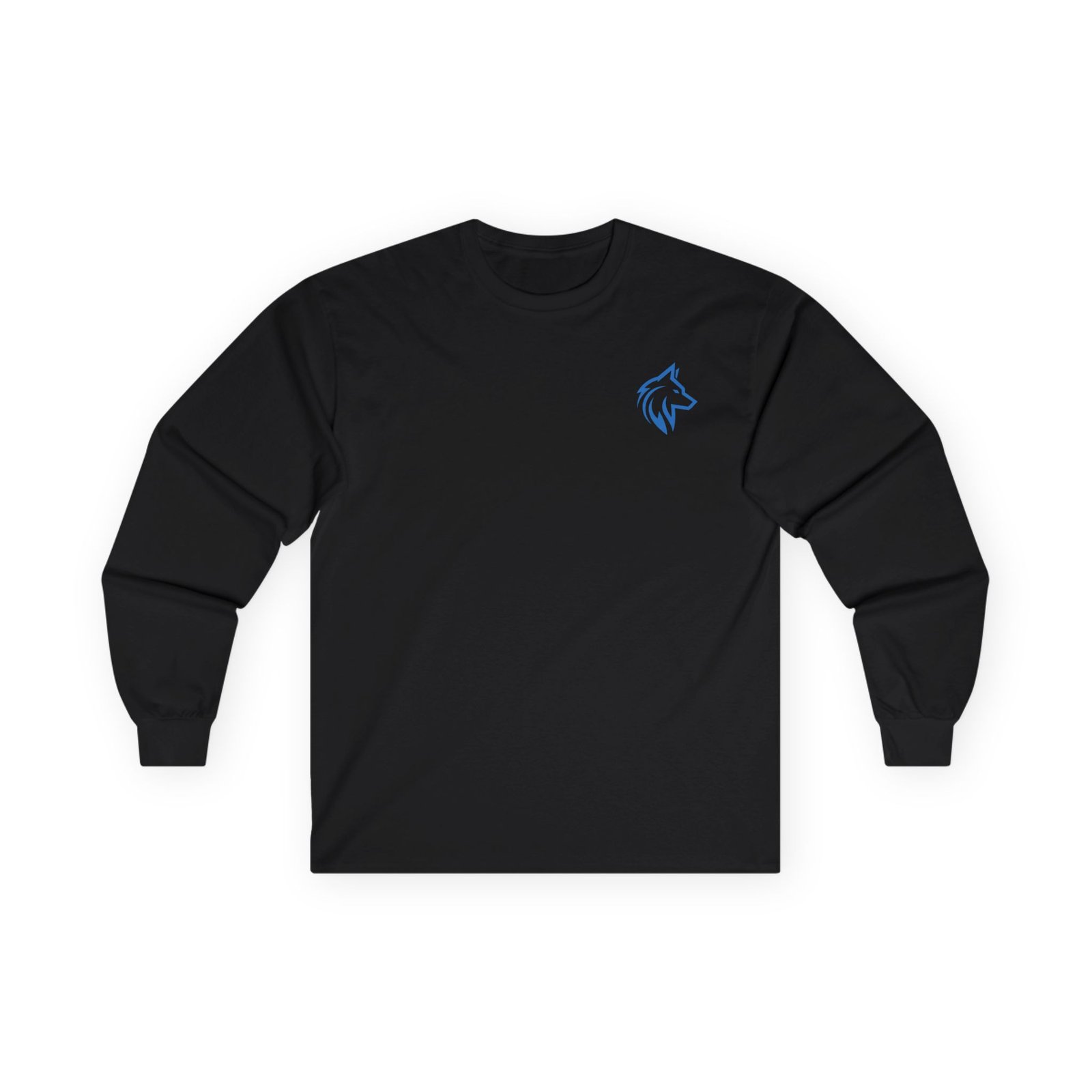 HusKerrs Wolf Emblem Unisex Ultra Cotton Long Sleeve Tee