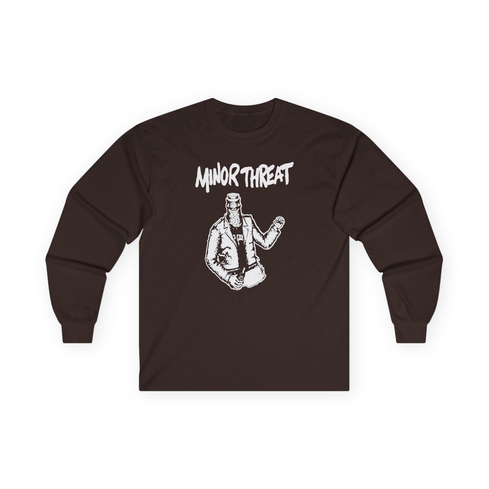 Minor Threat Minor Threat Bottled Violence Punk Unisex Ultra Cotton Long Sleeve Tee