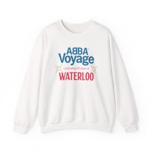 Abba Voyage Waterloo Lyric Unisex Heavy Blend™ Crewneck Sweatshirt