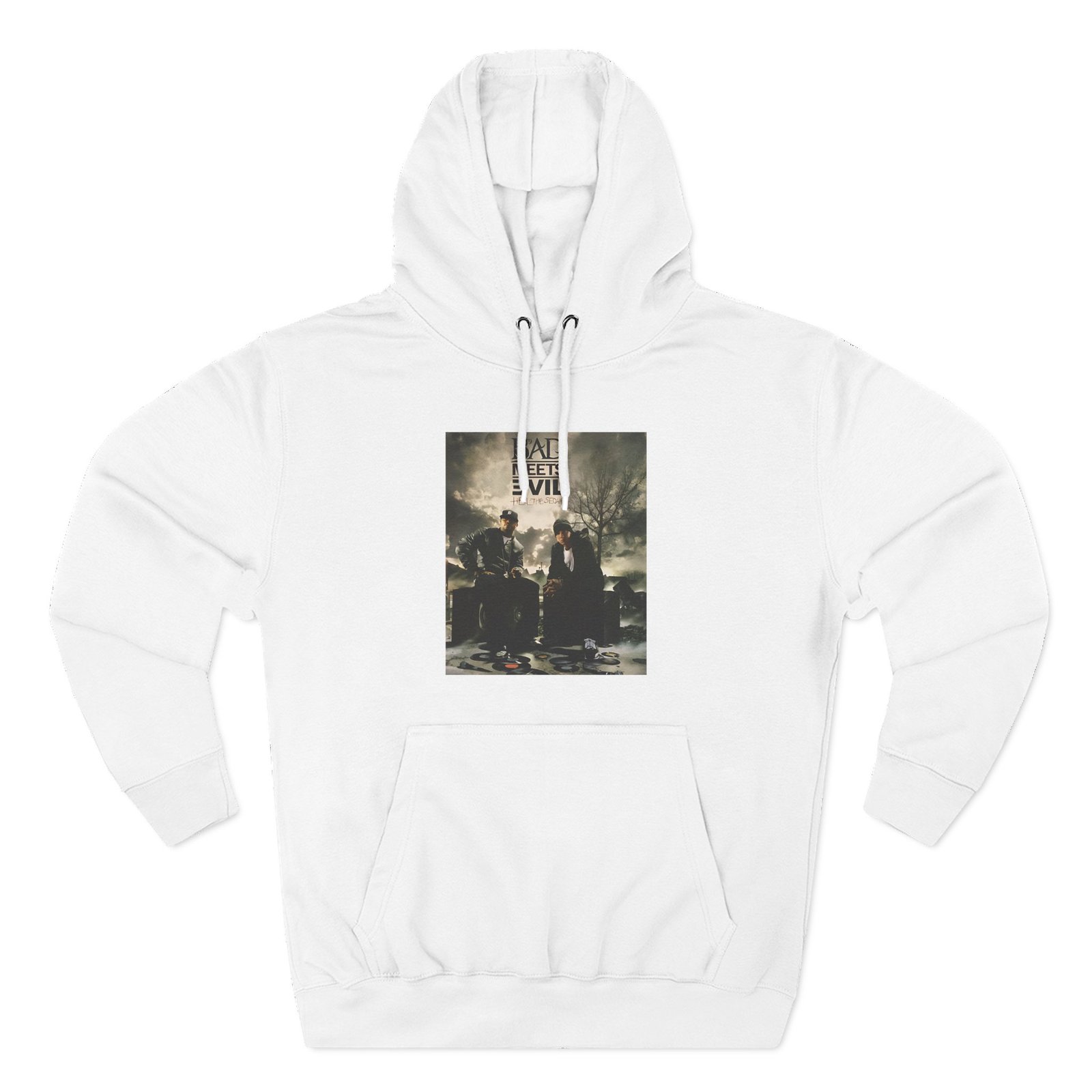 Bad Meets Evil Burnt Three-Panel Fleece Hoodie