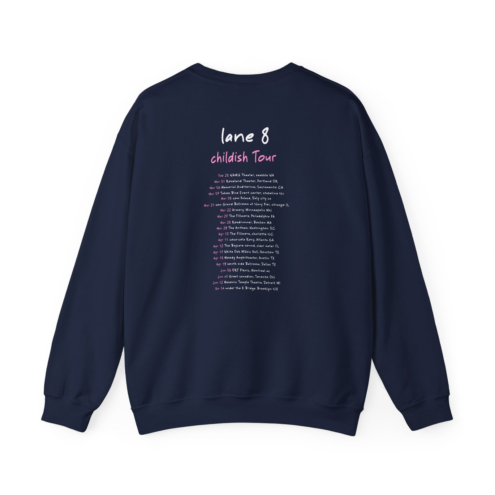 Lane 8 Childish Tour Unisex Heavy Blend™ Crewneck Sweatshirt