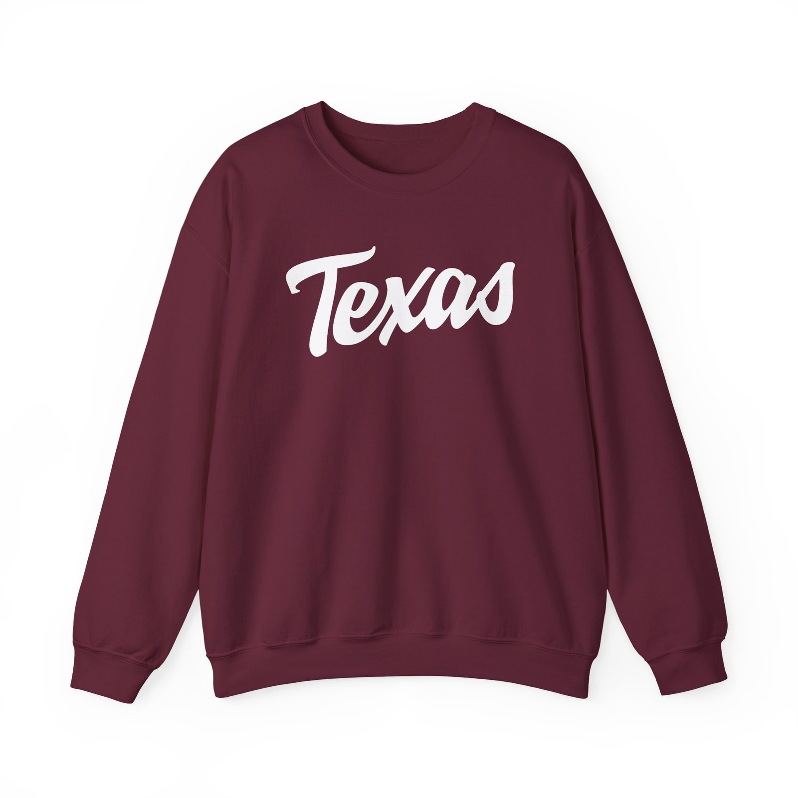 Texas Longhorns Script Unisex Heavy Blend™ Crewneck Sweatshirt