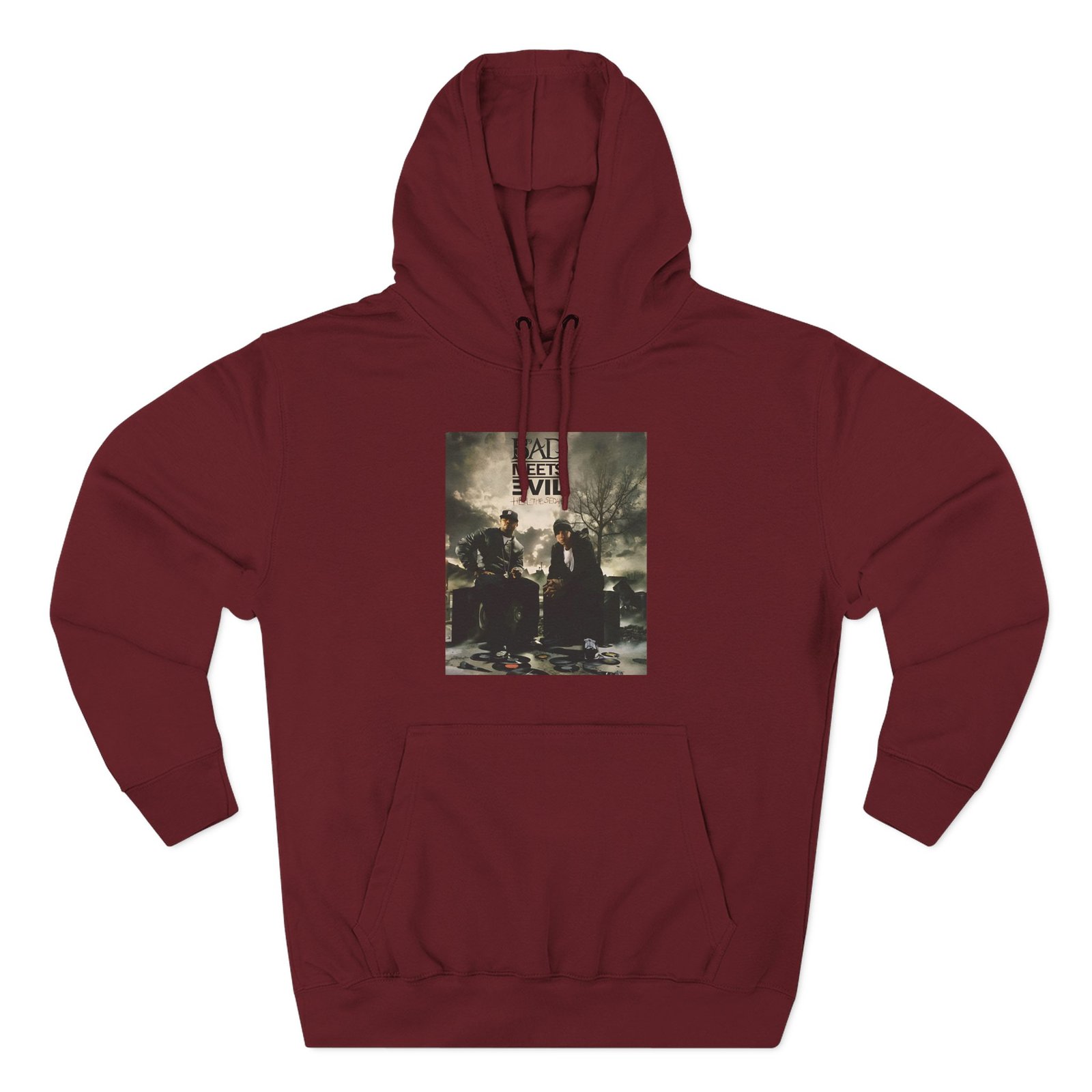 Bad Meets Evil Burnt Three-Panel Fleece Hoodie