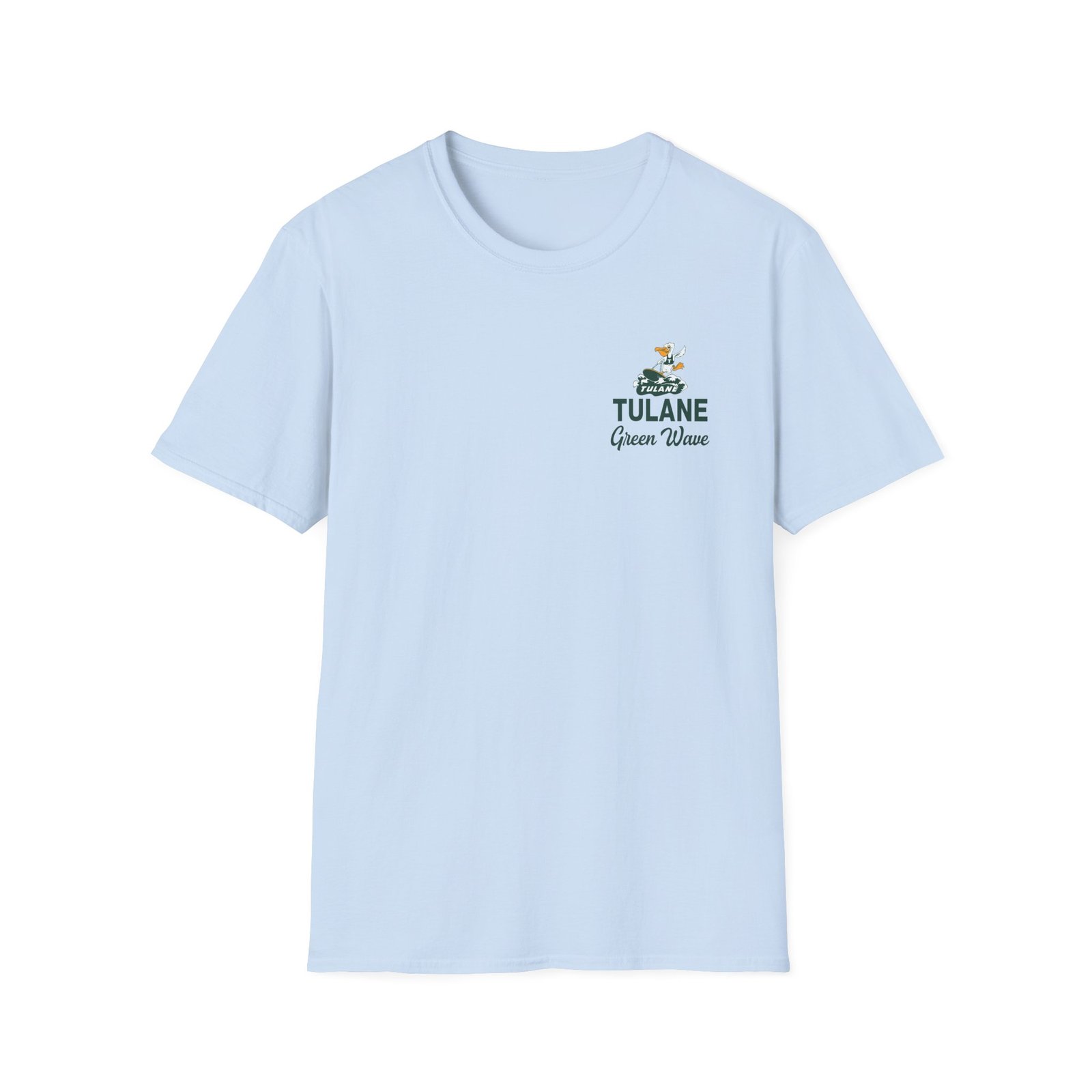 Tulane Mascot Unisex Softstyle T-Shirt