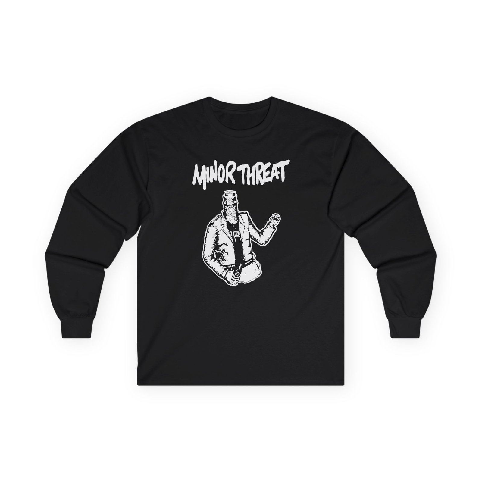 Minor Threat Minor Threat Bottled Violence Punk Unisex Ultra Cotton Long Sleeve Tee