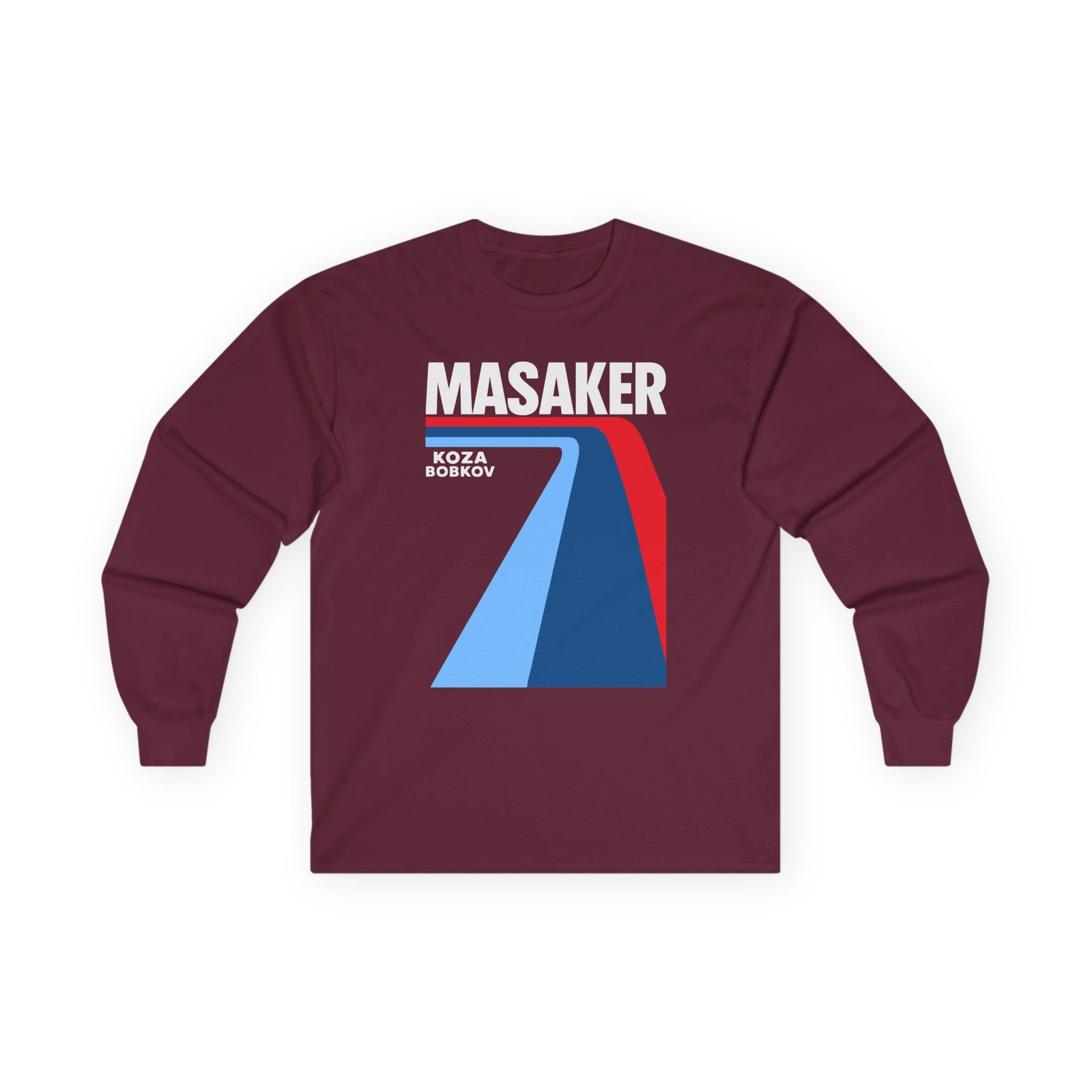 Koza Bobkov Masaker Retro Unisex Ultra Cotton Long Sleeve Tee