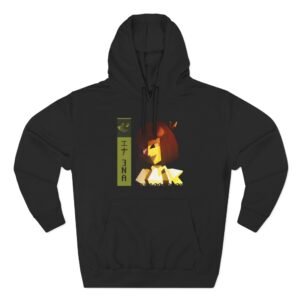 Ena Aesthetic Three-Panel Fleece Hoodie
