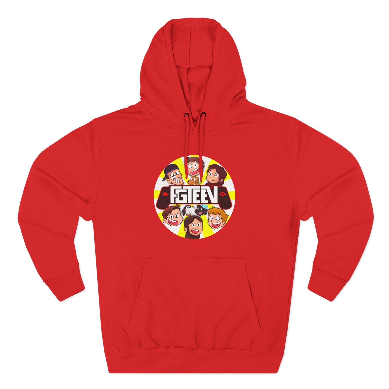 Fgteev Logo Three-Panel Fleece Hoodie