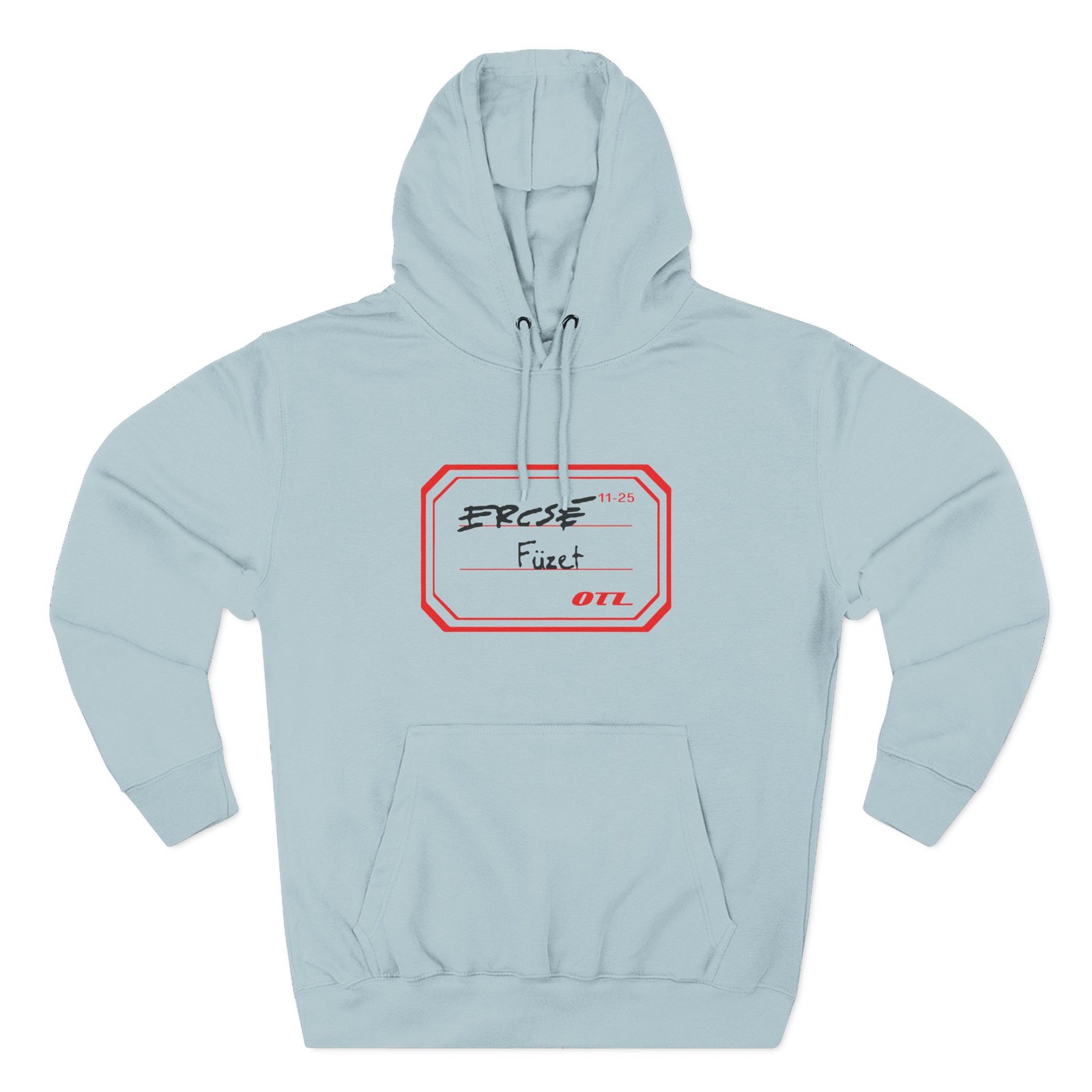 Otl Ercse Fuzet Three-panel Fleece Hoodie