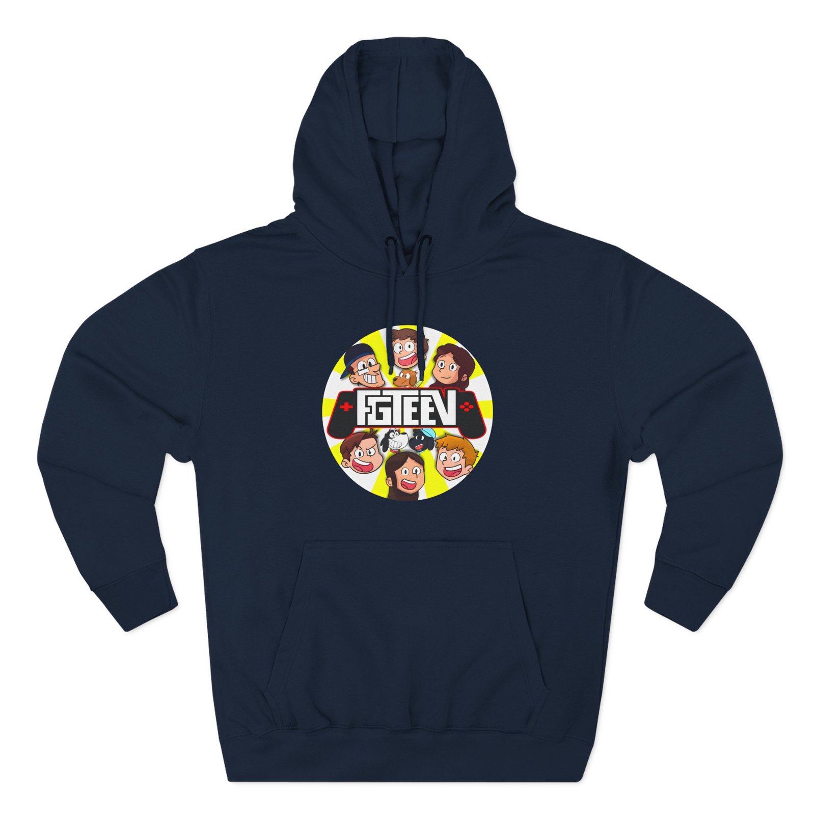 Fgteev Logo Three-Panel Fleece Hoodie