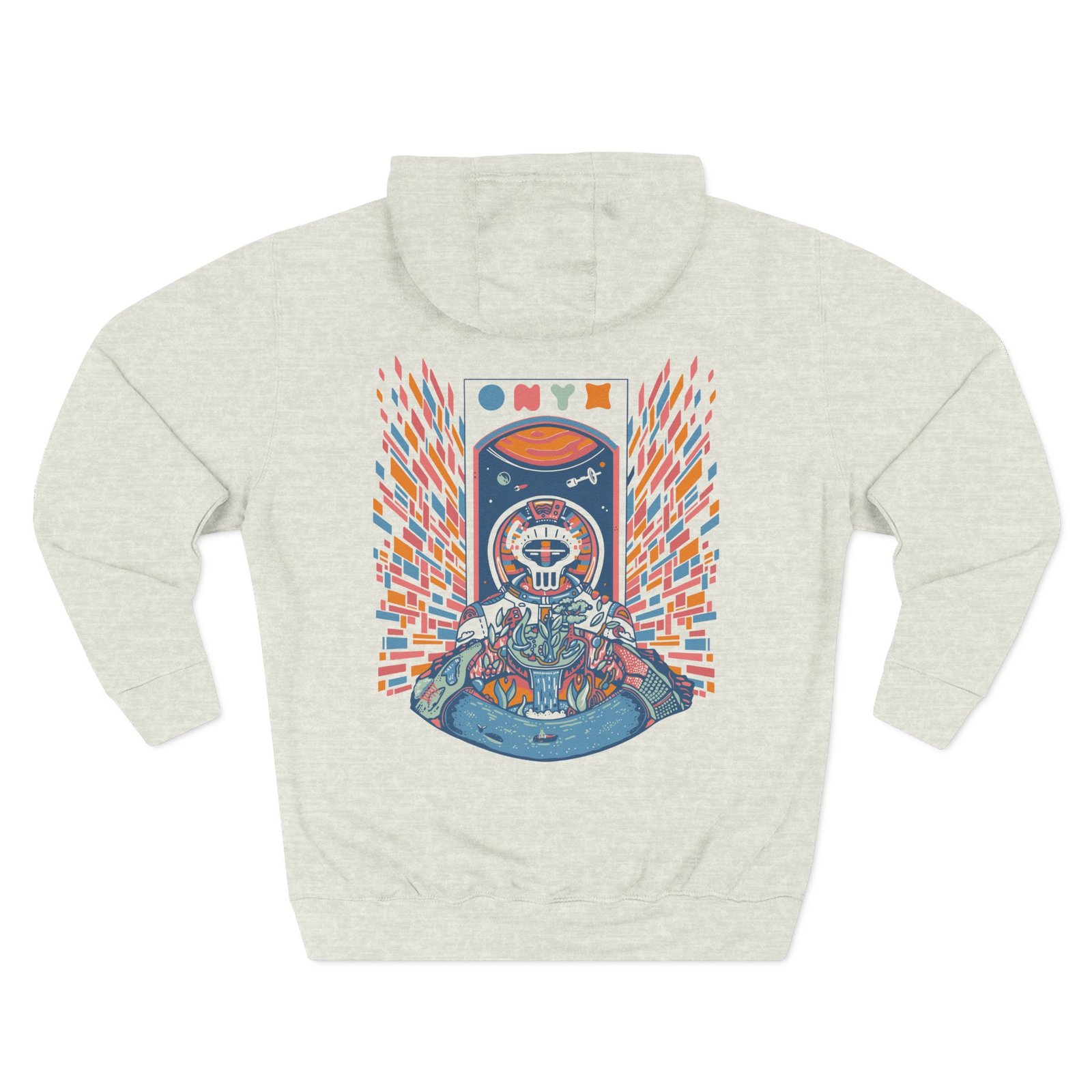 Onyx Voyager Three-Panel Fleece Hoodie