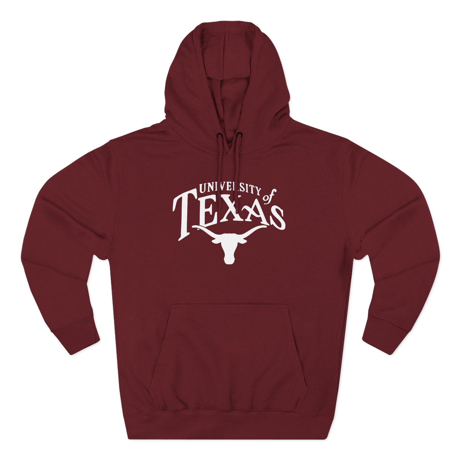Texas Longhorns Pennant Three-Panel Fleece Hoodie