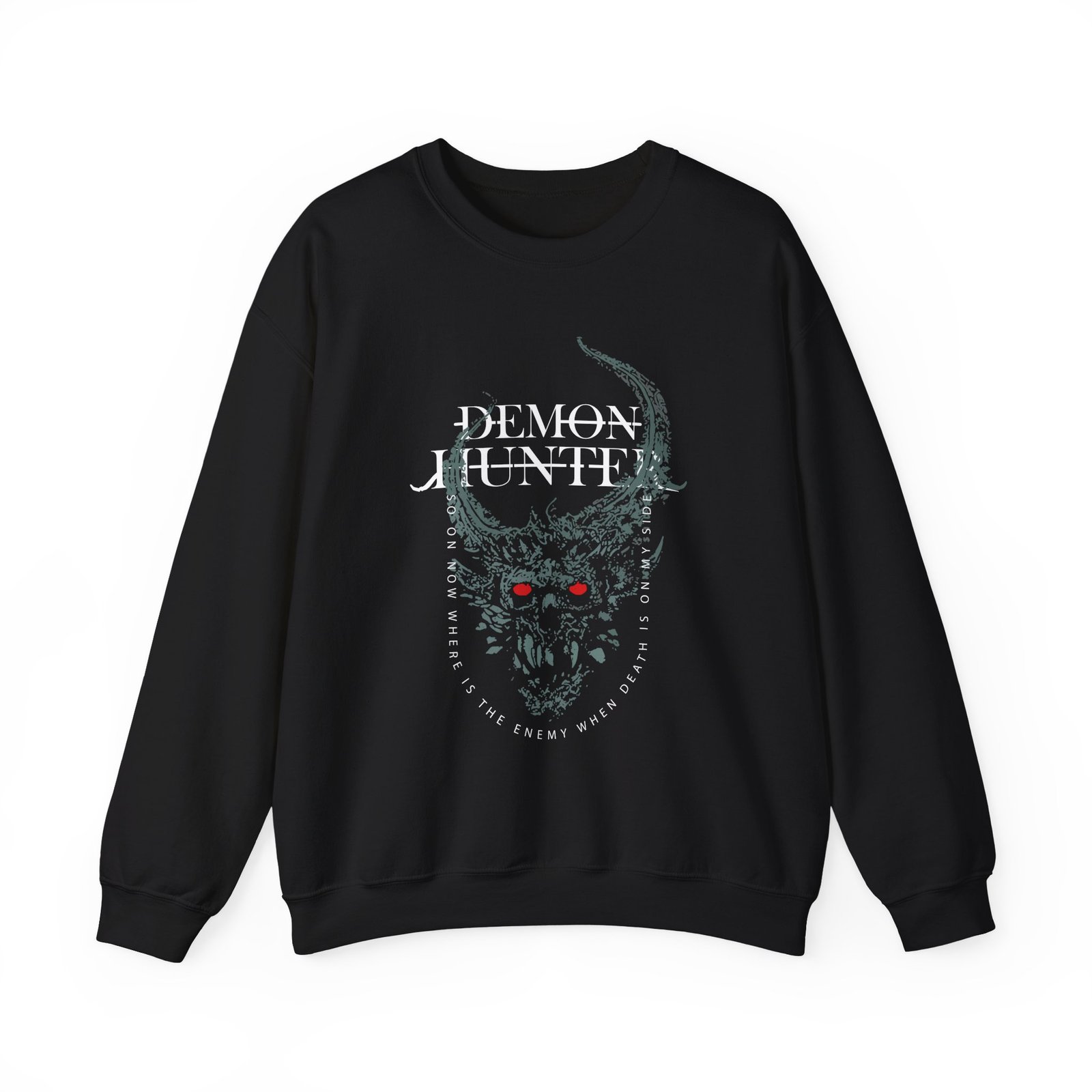 Demon Hunter On My Side Unisex Heavy Blend™ Crewneck Sweatshirt