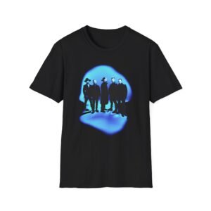 Backstreet Boys Black Denim Glow Photo Unisex Softstyle T-Shirt
