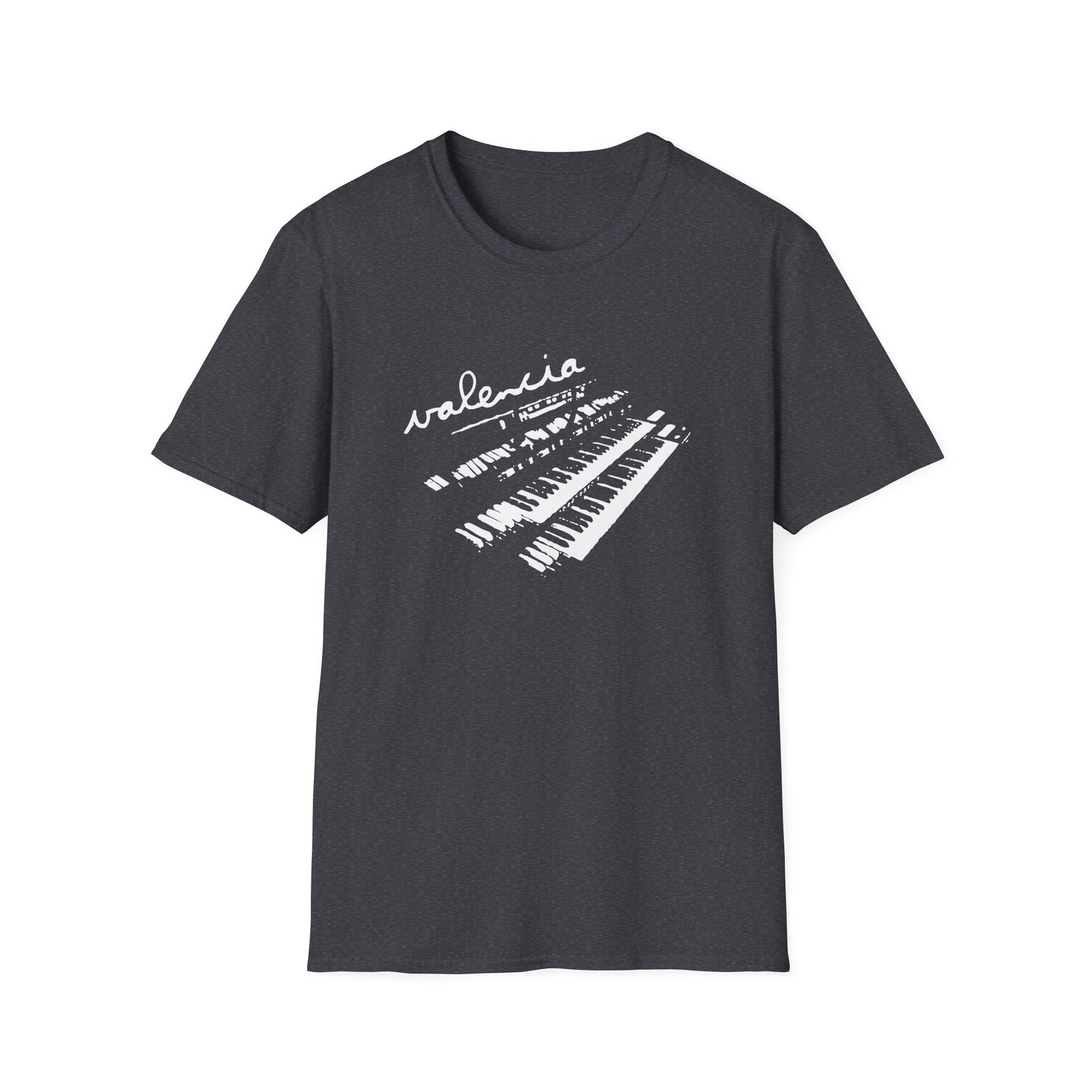 Valencia Piano Unisex Softstyle T-shirt
