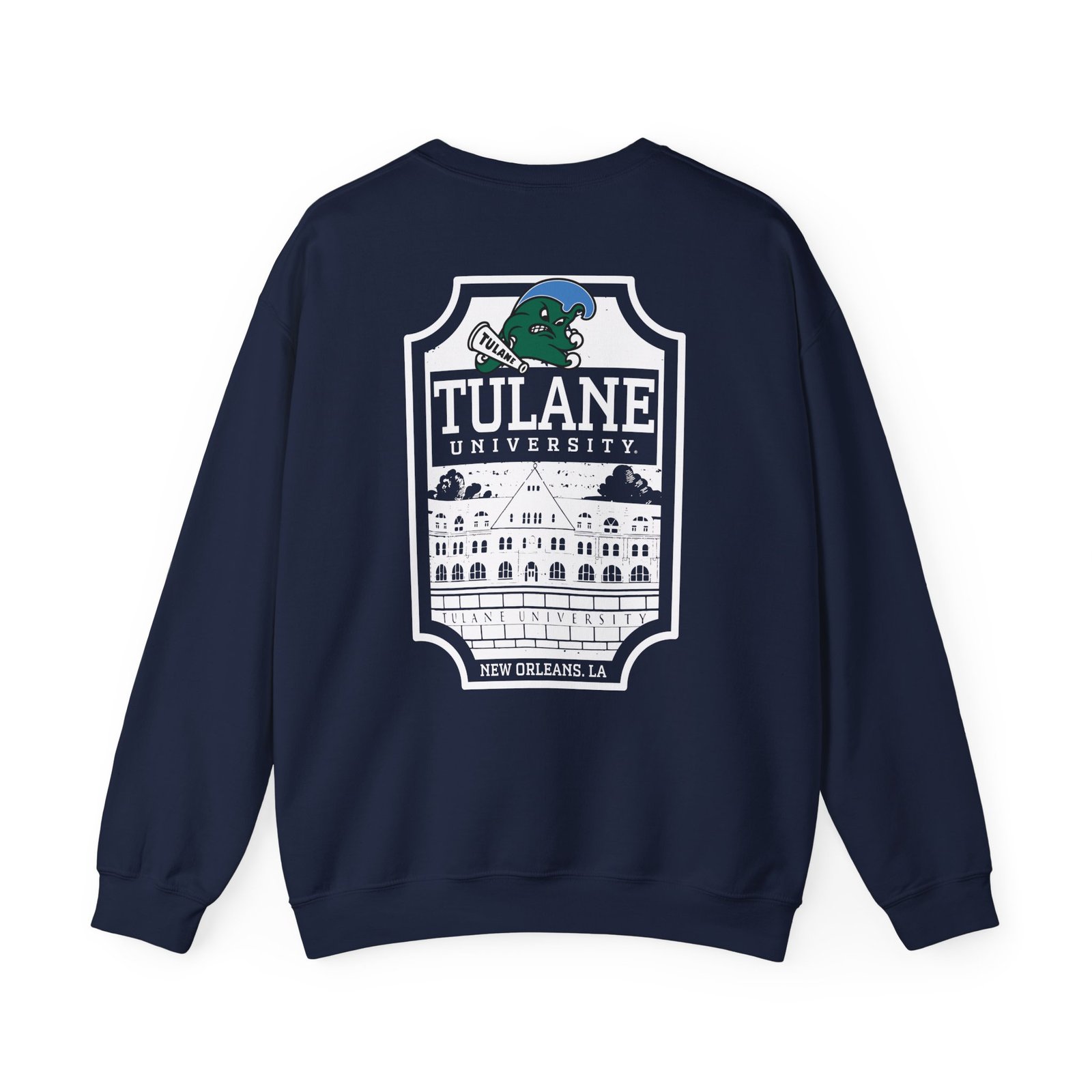Tulane Green Wave Logo Unisex Heavy Blend™ Crewneck Sweatshirt
