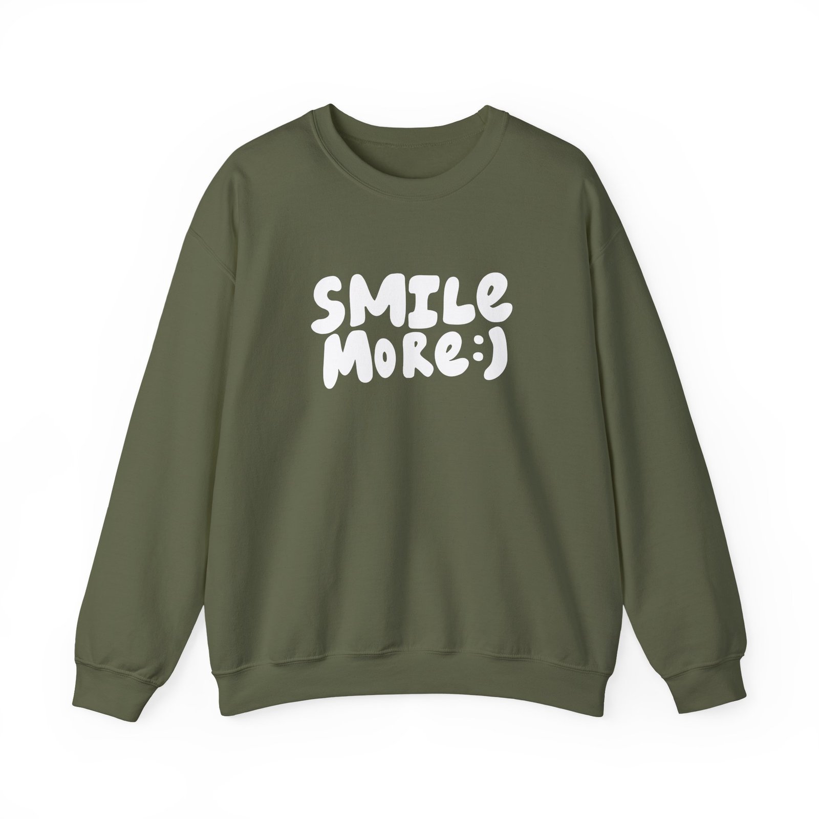 Roman Atwood Smile More Unisex Heavy Blend Crewneck Sweatshirt