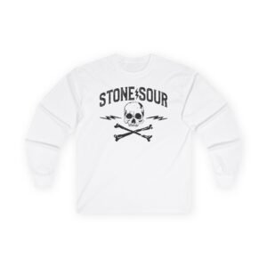 Stonesour Cross Bones 3/4 Raglan Unisex Ultra Cotton Long Sleeve Tee