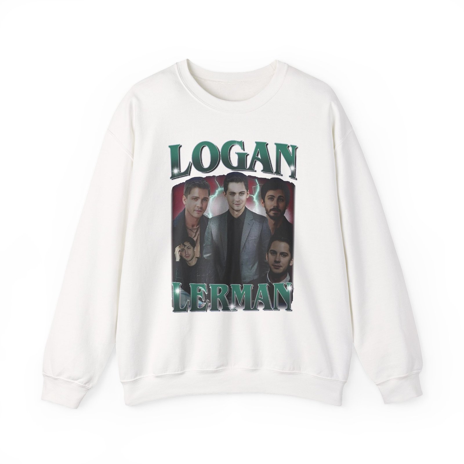 Logan Lerman Unisex Heavy Blend™ Crewneck Sweatshirt