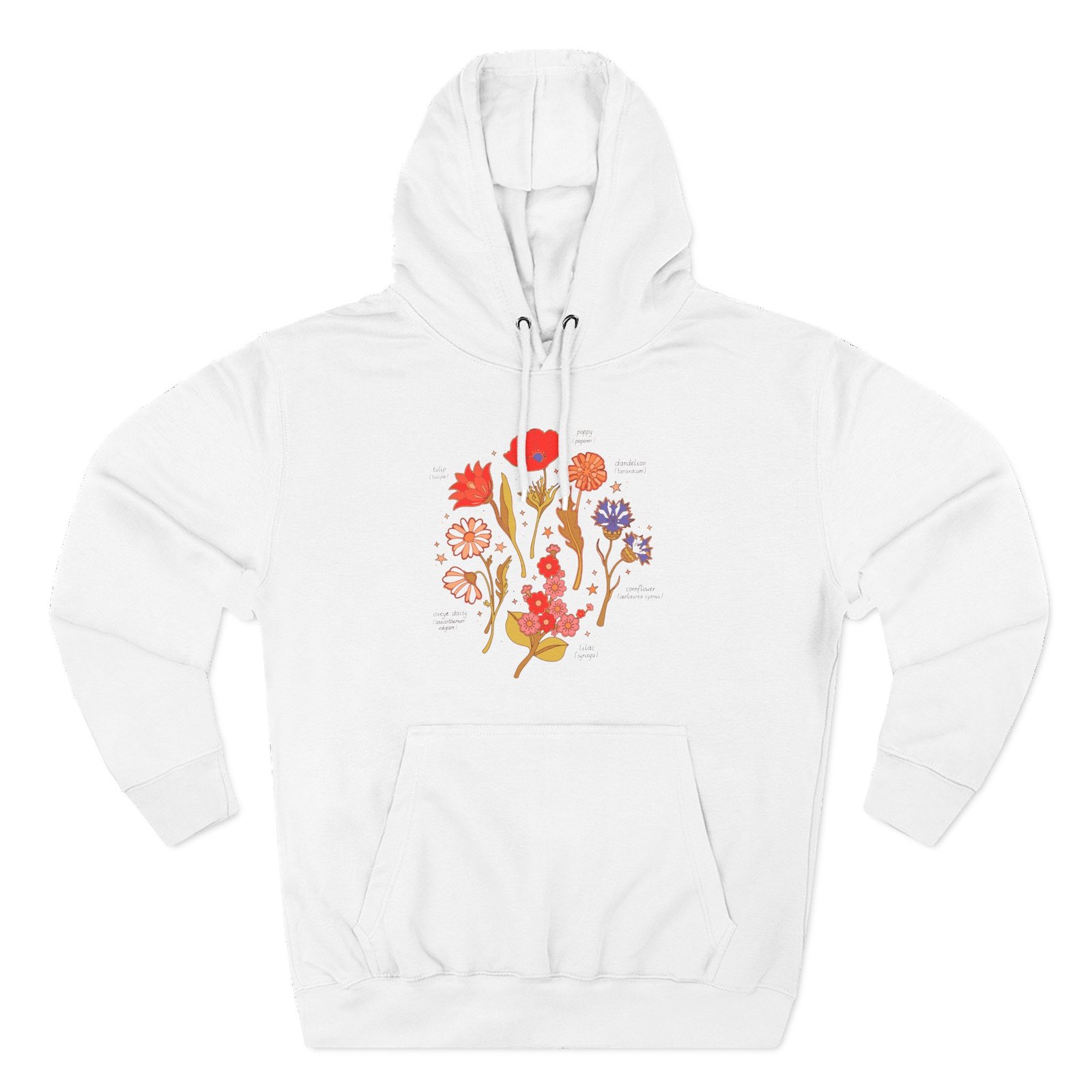 Snifferish Botanical Revival Three-Panel Fleece Hoodie