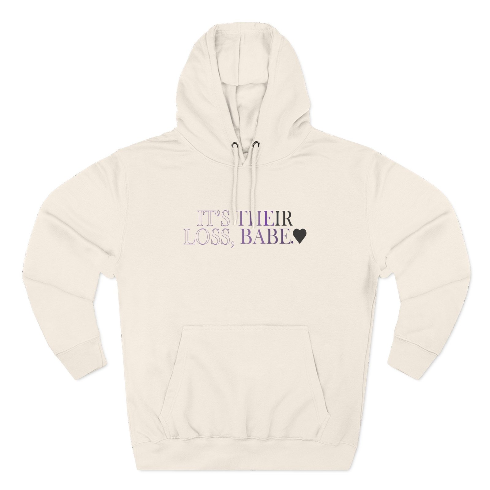 Frawley Three-Panel Fleece Hoodie