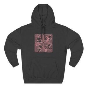 Ironmouse X Gloomy Bear Three-Panel Fleece Hoodie