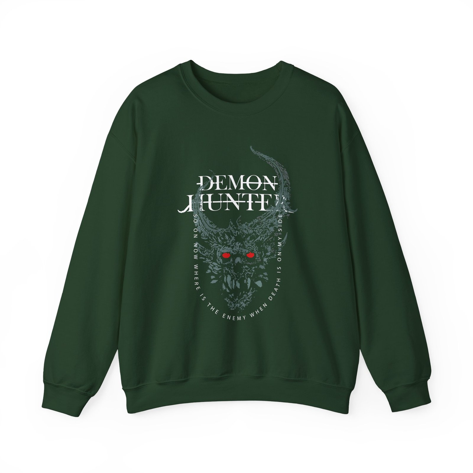 Demon Hunter On My Side Unisex Heavy Blend™ Crewneck Sweatshirt