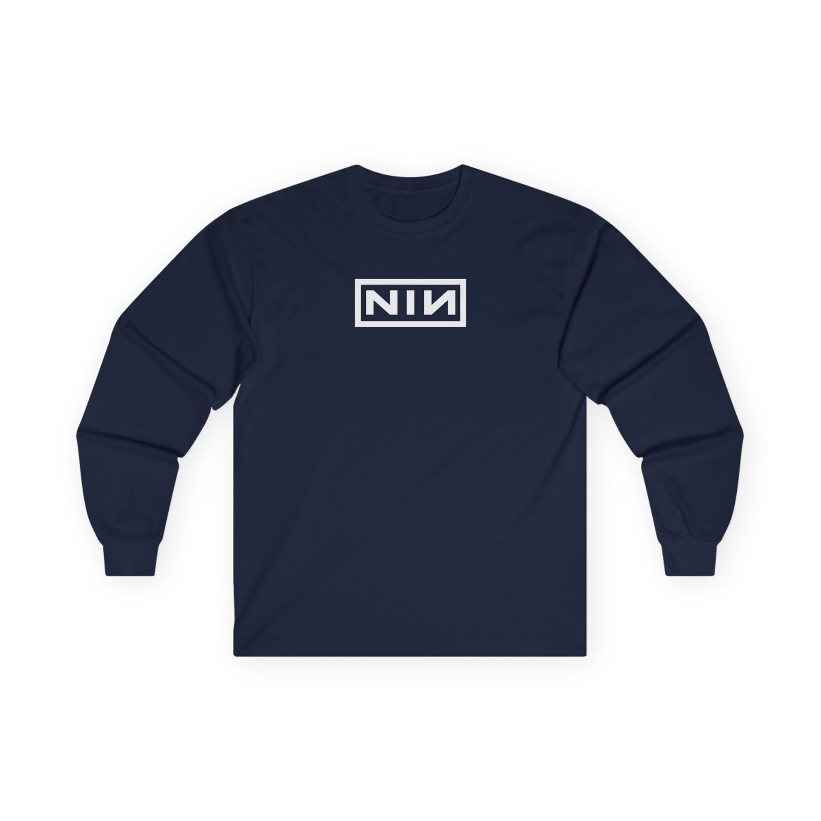 Nine Inch Nails Logo Unisex Ultra Cotton Long Sleeve Tee