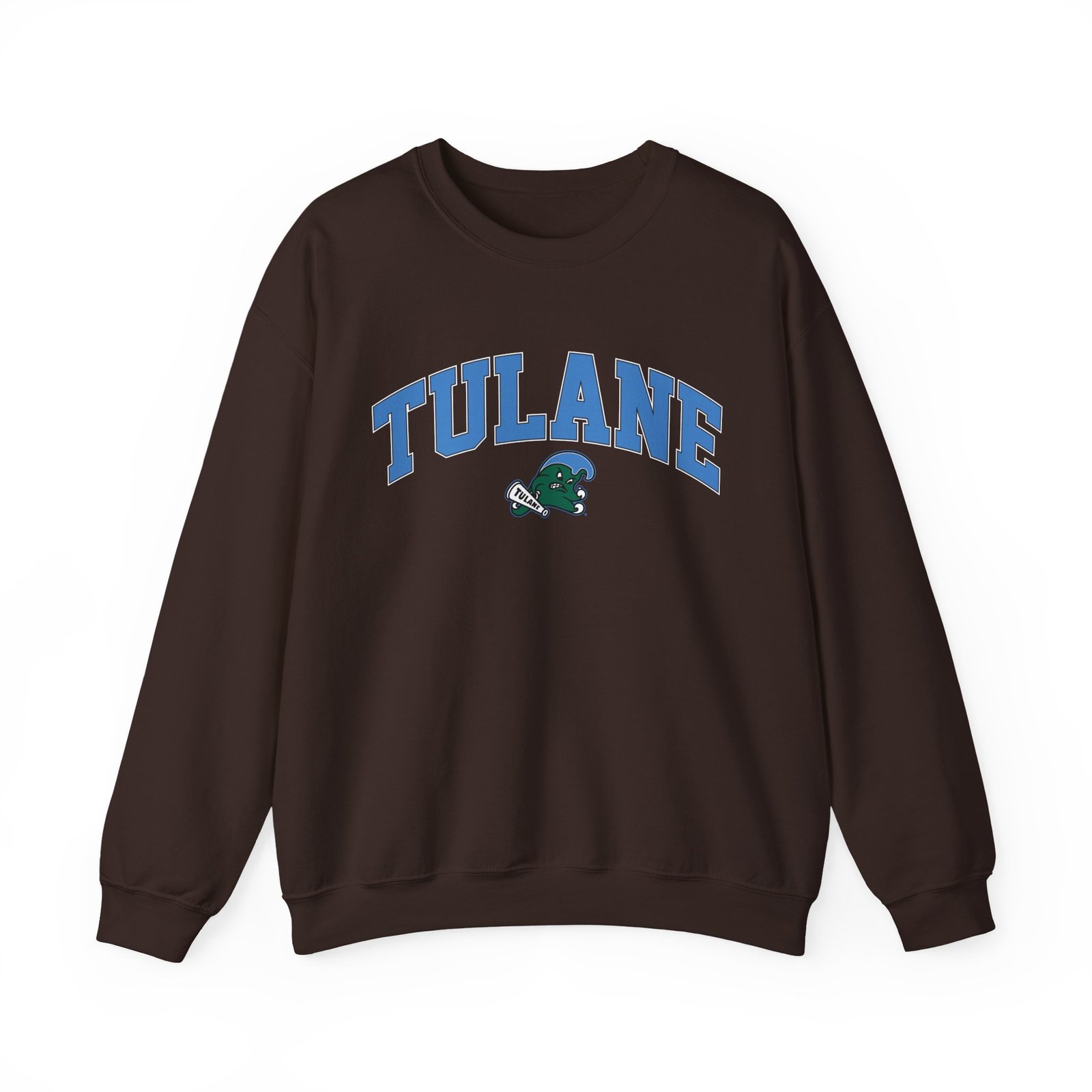 Tulane Arch Over Logo Unisex Heavy Blend™ Crewneck Sweatshirt