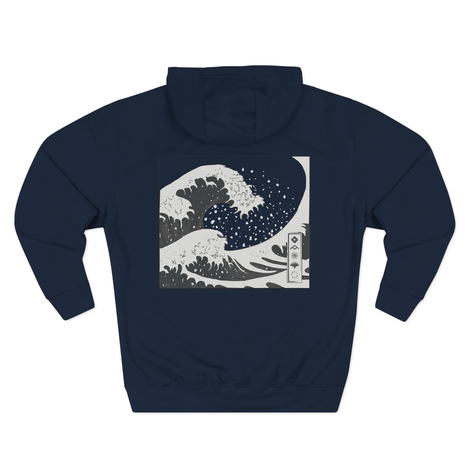 Kyedae Three-Panel Fleece Hoodie