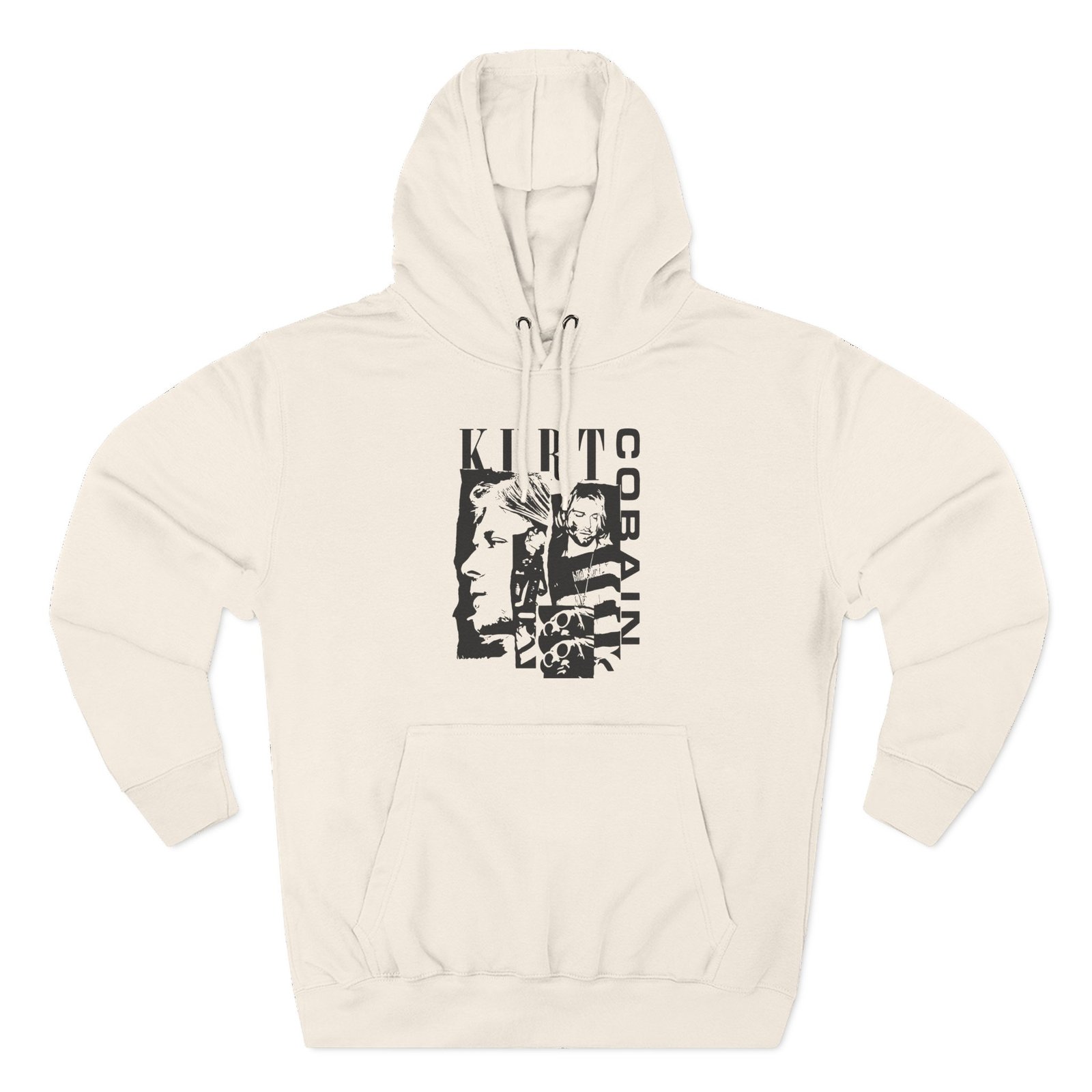 Kurt Cobain Three-Panel Fleece Hoodie