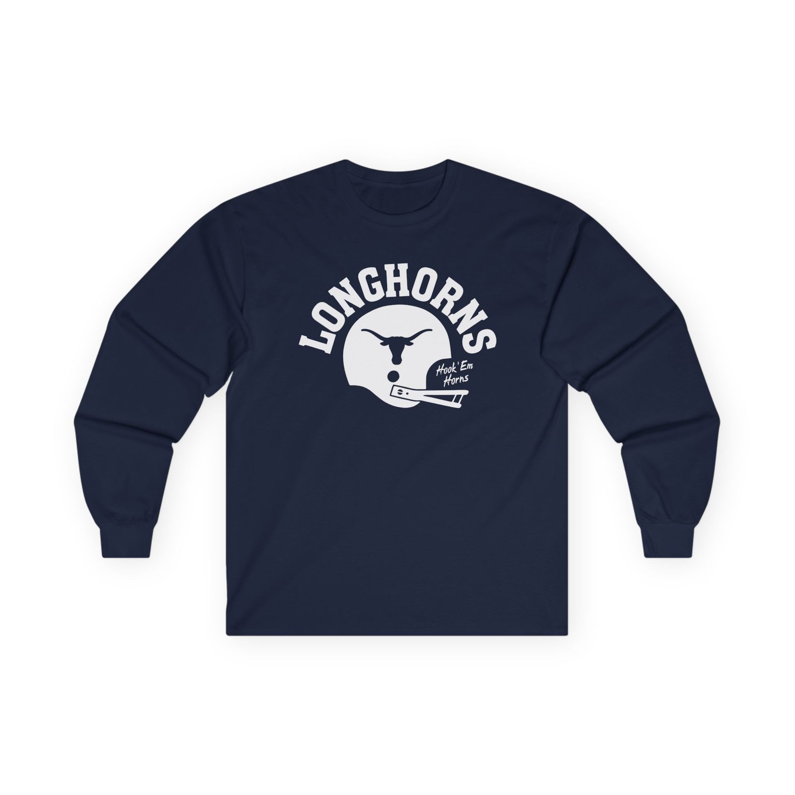 Texas Longhorns Football Hook 'em Unisex Ultra Cotton Long Sleeve Tee