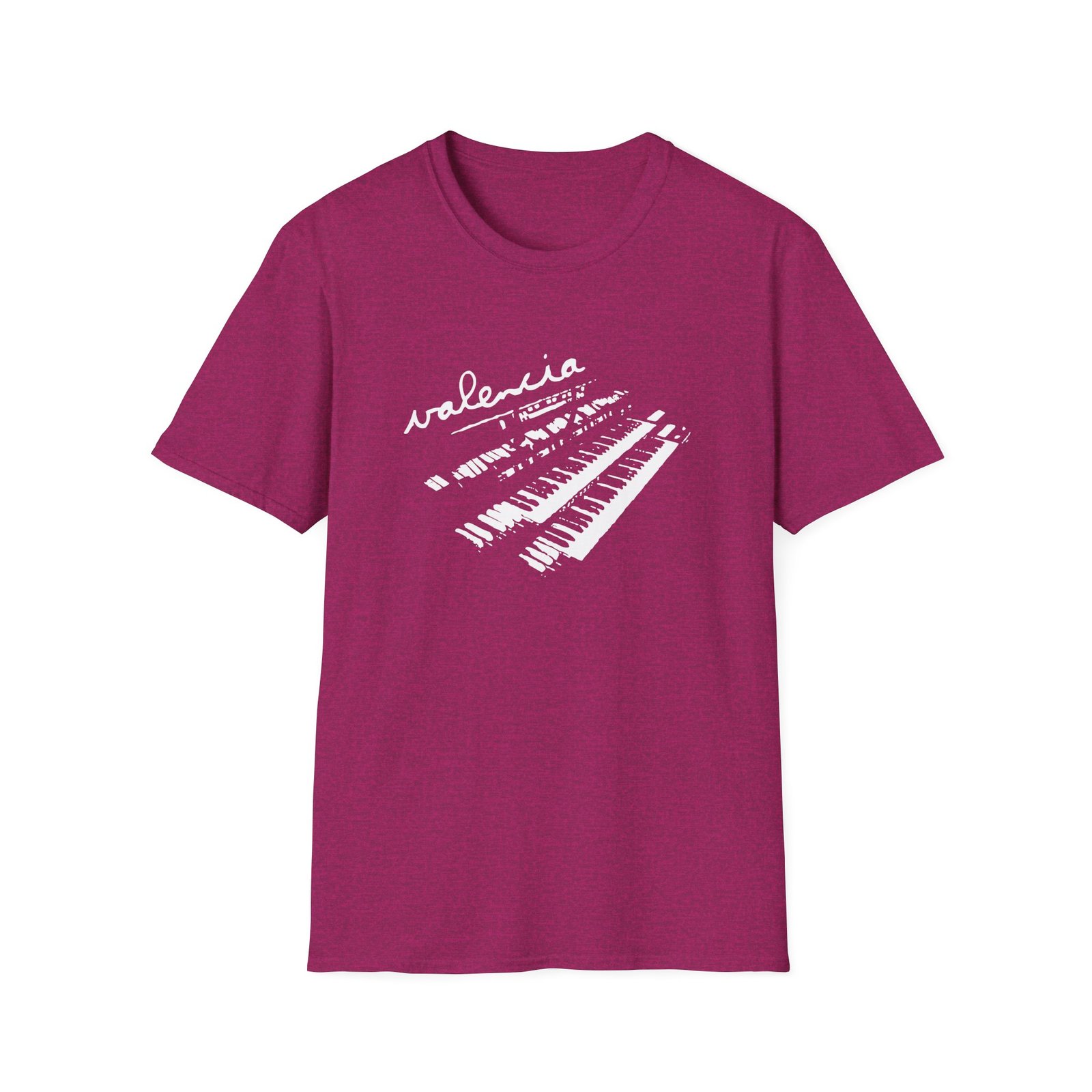 Valencia Piano Unisex Softstyle T-shirt