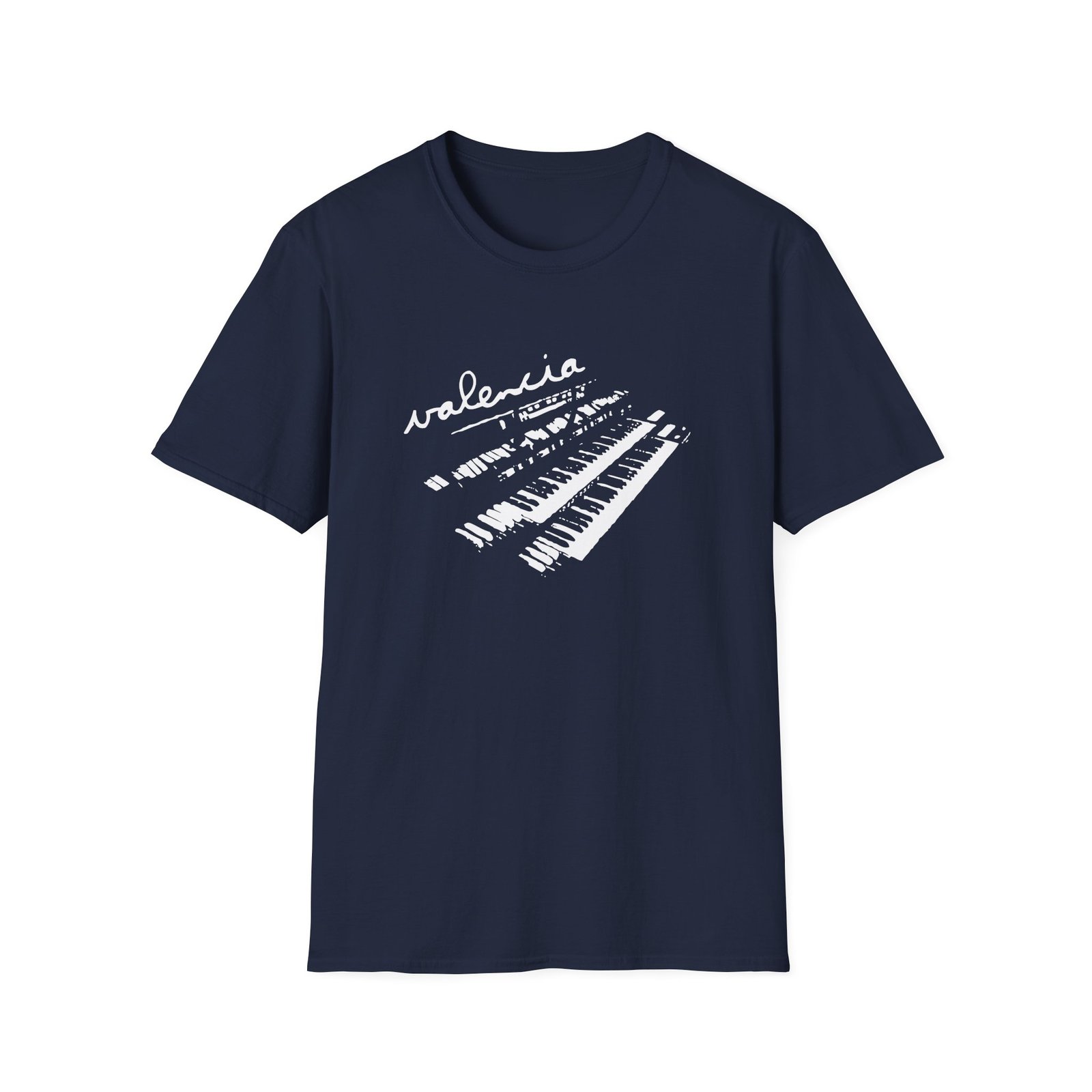 Valencia Piano Unisex Softstyle T-shirt
