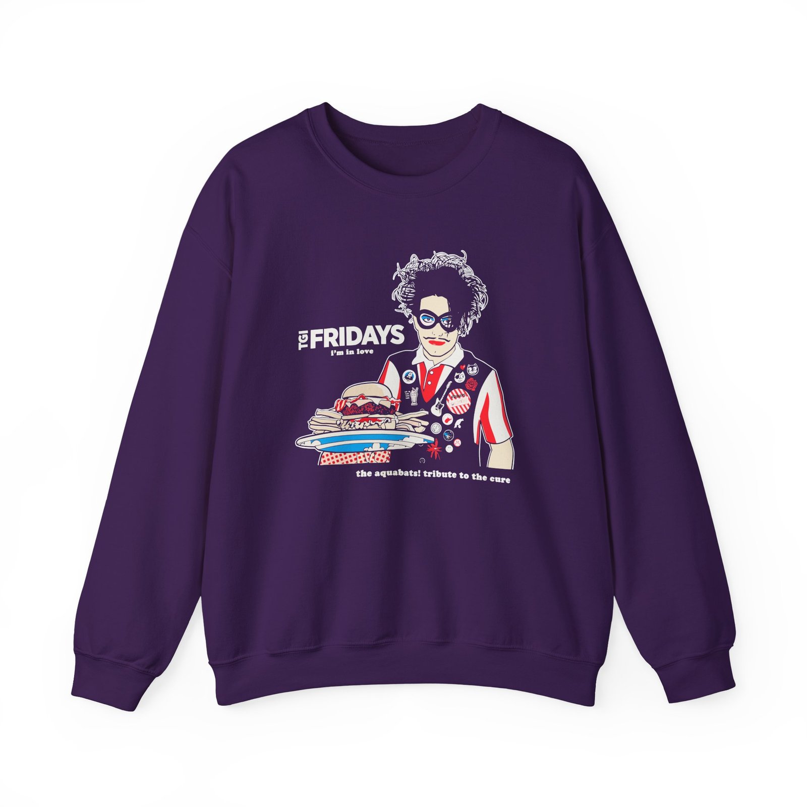 The Aquabats TGI Fridays I'm In Love Tribute To The Cure Unisex Heavy Blend™ Crewneck Sweatshirt