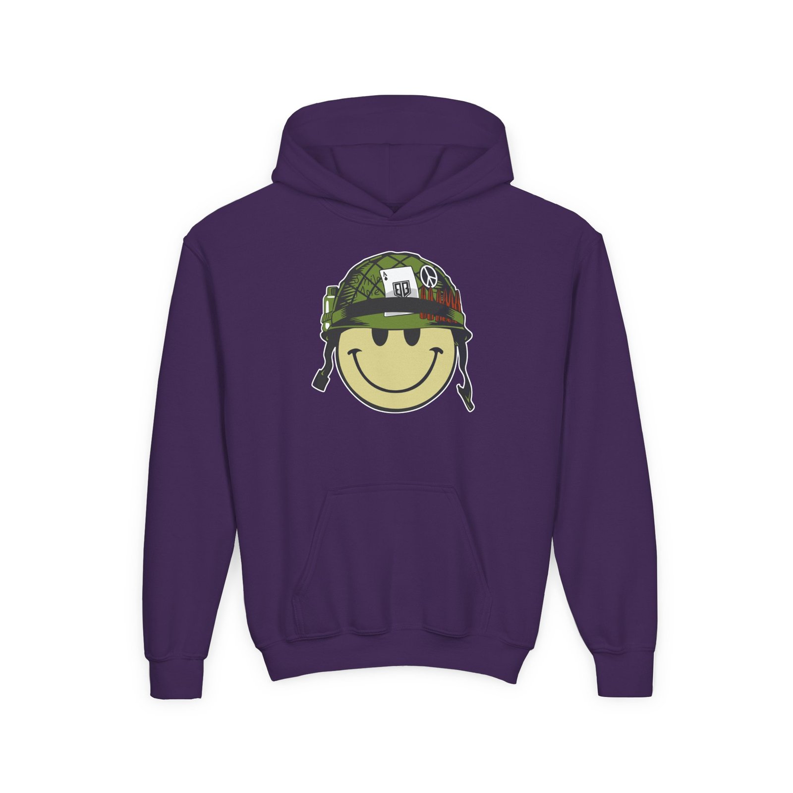 Youth Roman Atwood Smiley Heavy Blend Hooded Sweatshirt