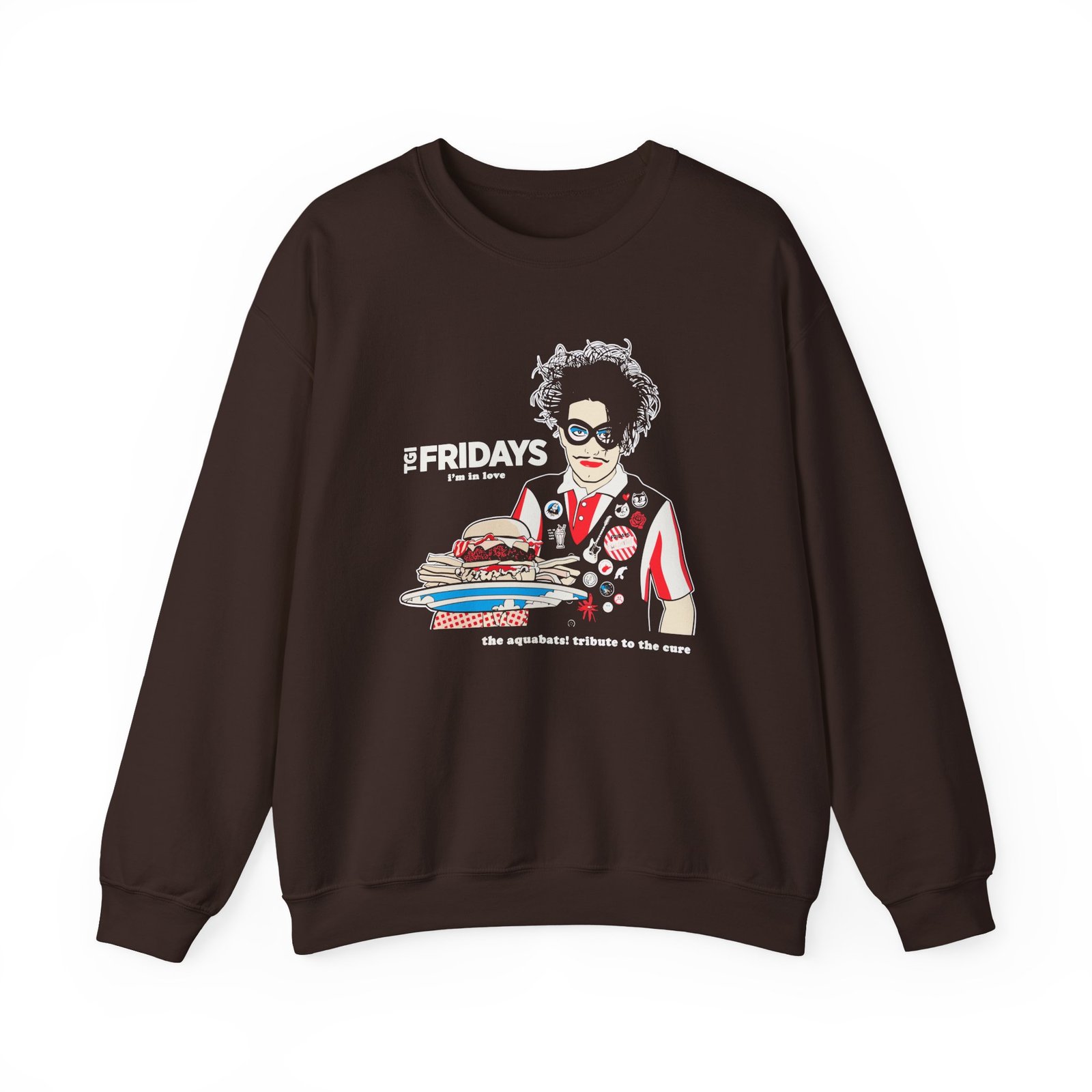 The Aquabats TGI Fridays I'm In Love Tribute To The Cure Unisex Heavy Blend™ Crewneck Sweatshirt