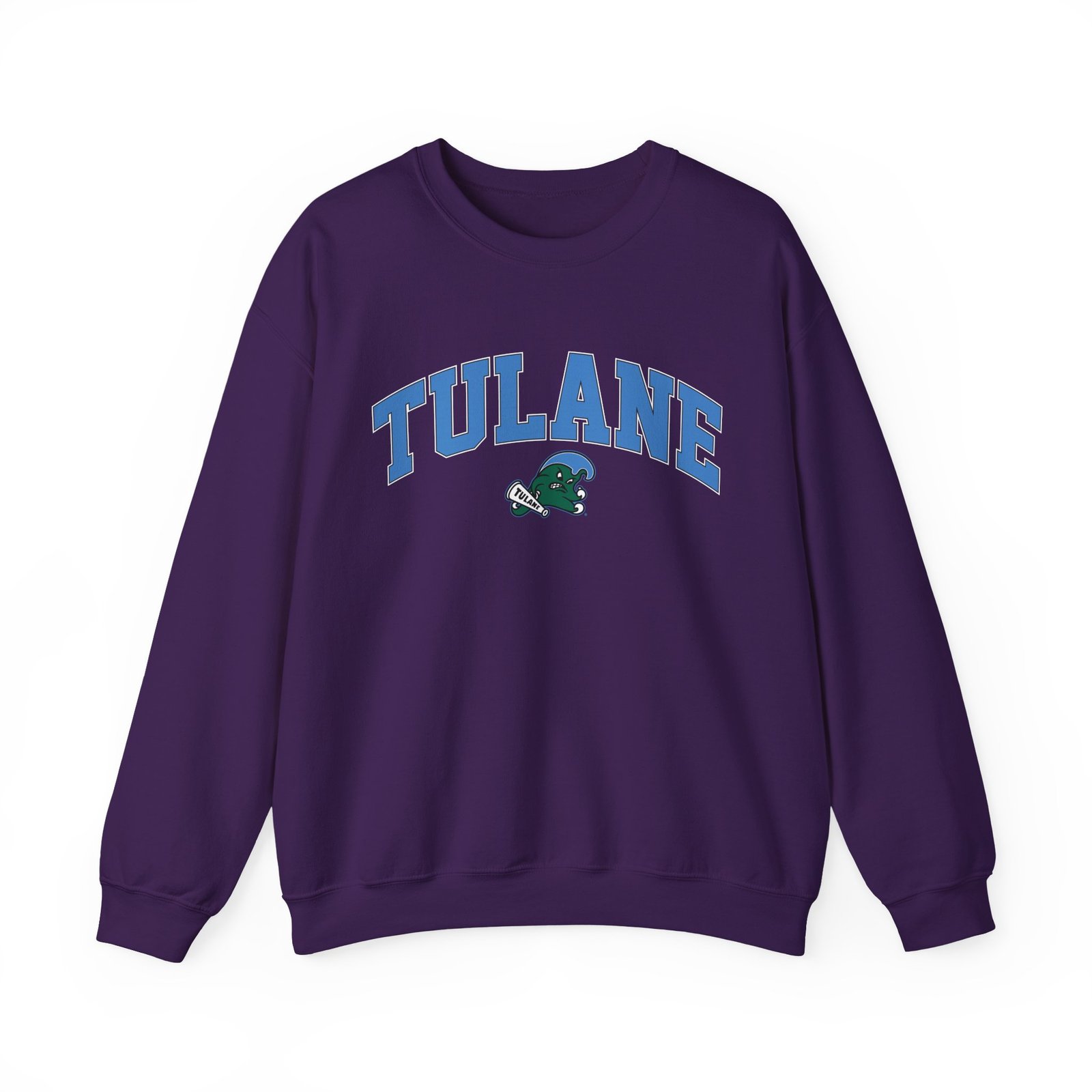 Tulane Arch Over Logo Unisex Heavy Blend™ Crewneck Sweatshirt
